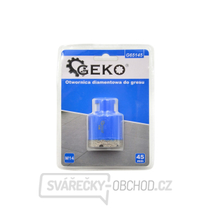 Korunkový vrták diamantový 45 mm GEKO Korunkový vrták diamantový 45 mm GEKO gallery main image