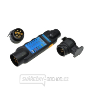 Tester zásuvek a zástrčky nákladního přívěsu + adaptéry 13/7 7/13 GEKO Tester zásuvek a zástrčky nákladního přívěsu + adaptéry 13/7 7/13 GEKO gallery main image