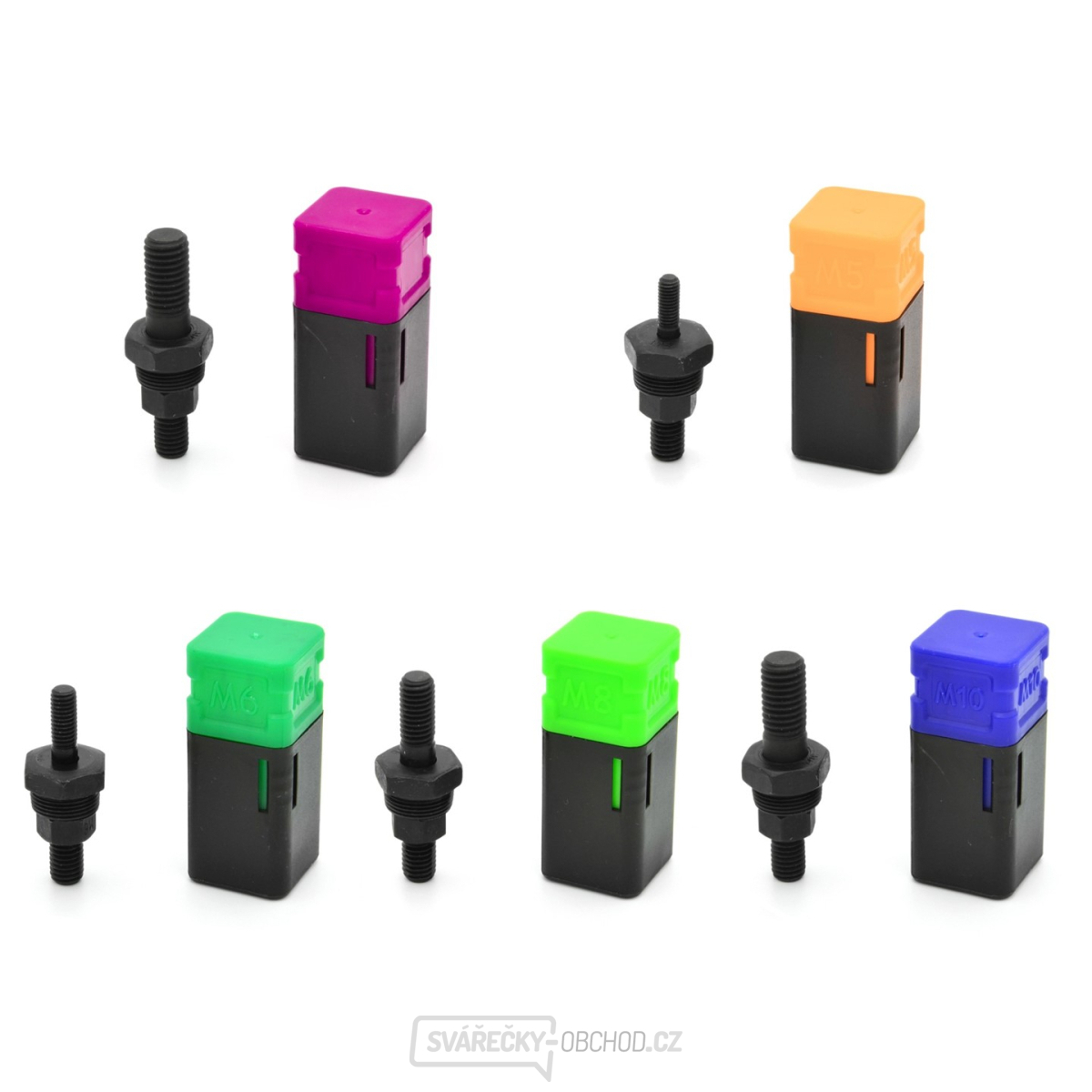 Nýtovací nástavce M5-M12, 5ks GEKO