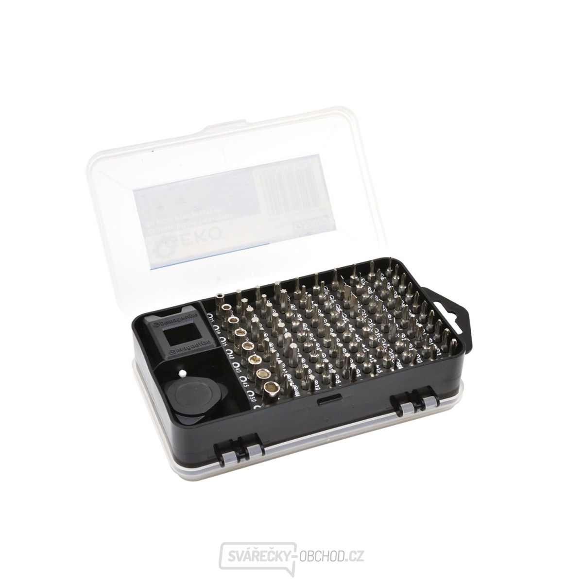 Sada bitů a nástrojů pro přesnou práci, 110ks GEKO