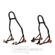 Stojany na motocykly zadní + přední COMBO (1) Náhled