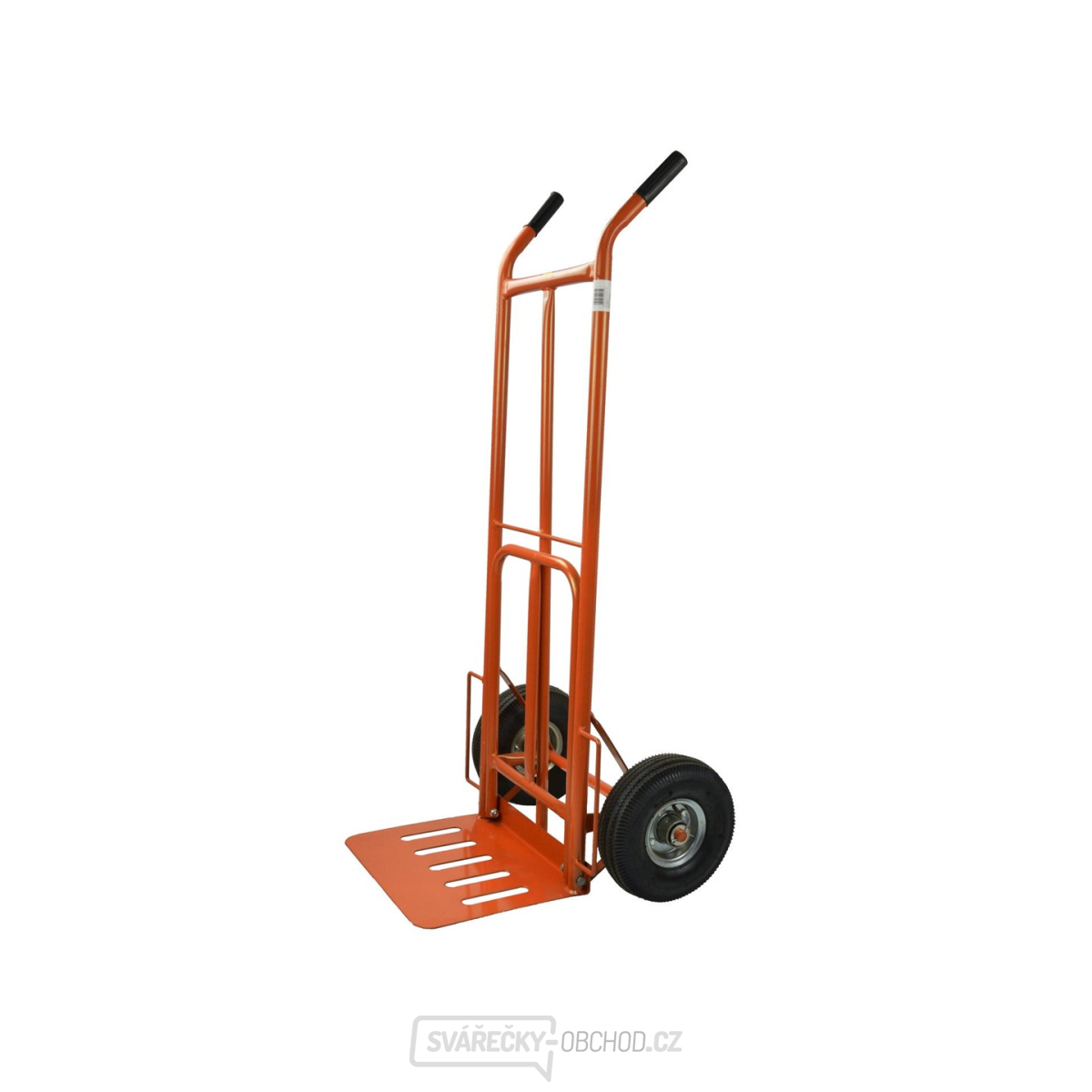 Ruční vozík-rudl, nosnost 250kg 400x300mm, oranžový GEKO