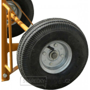 Ruční vozík-rudl, nosnost 250kg 400x300mm, oranžový GEKO Náhled