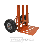 Ruční vozík-rudl, nosnost 250kg 400x300mm, oranžový GEKO náhled