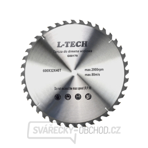 Pilový kotouč do dřeva, 600x32x40T GEKO Pilový kotouč do dřeva, 600x32x40T GEKO gallery main image