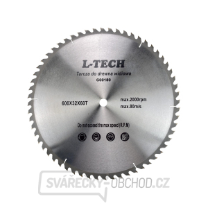 Pilový kotouč do dřeva, 600x32x60T GEKO Pilový kotouč do dřeva, 600x32x60T GEKO gallery main image