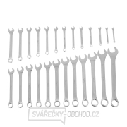 Saténové očkoploché klíče 6-32 mm, 25 ks, CRV/balení listů/(4) Náhled