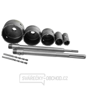 Sada 9dílných řezaček na zdivo (30, 40, 65, 80, 100 mm + 2 adaptéry) (4) Náhled