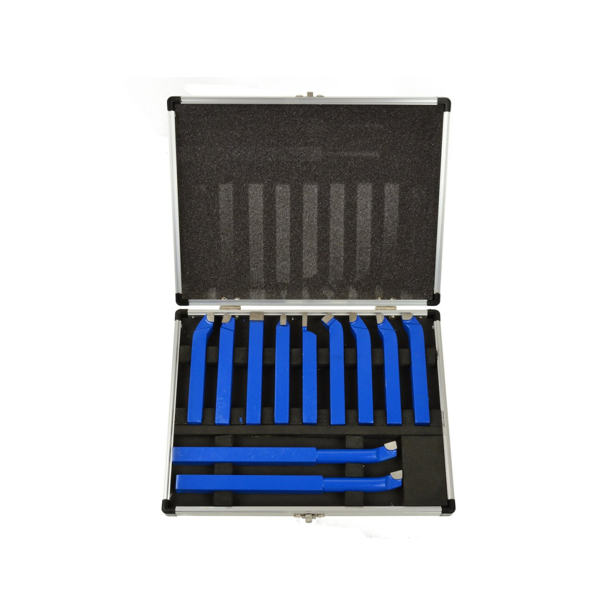 Soustružnické nože, sada 11ks, 12x12mm, uloženo v kufru GEKO G01242