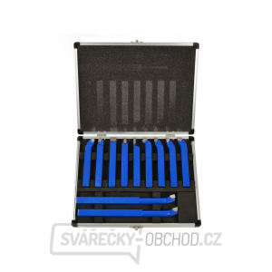 Soustružnické nože, sada 11ks, 12x12mm, uloženo v kufru GEKO Soustružnické nože, sada 11ks, 12x12mm, uloženo v kufru GEKO gallery main image