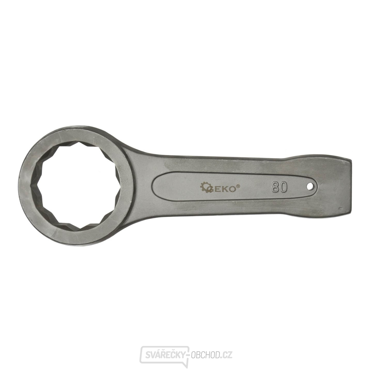Úderový očkový klíč GEKO 80 mm