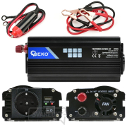 Měnič napětí GEKO 24V/230V, 500/1000W  Měnič napětí GEKO 24V/230V, 500/1000W  náhled