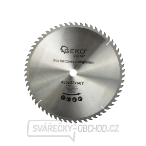 Kotouč pilový vidiový GEKO, 450x32x60T  Kotouč pilový vidiový GEKO, 450x32x60T  gallery main image
