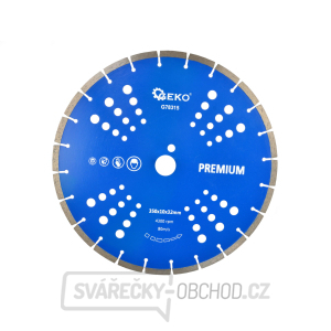 Kotouč diamantový řezný segmentový GEKO, 350x10x32mm  Kotouč diamantový řezný segmentový GEKO, 350x10x32mm  gallery main image