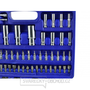 Gola sada 108 dílů GEKO, CrV ocel, profi kufr, poškozený kufr náhled