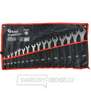 Klíče Očkoploché sada 16ks GEKO, 1/4 Klíče Očkoploché sada 16ks GEKO, 1/4