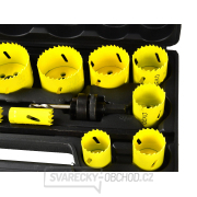 Sada bimetalových děrových pil na kov a dřevo, 17dílná, plastová krabička (5/10) náhled