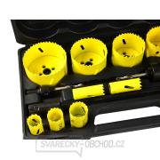 Sada bimetalových děrových pil na kov a dřevo, 17dílná, plastová krabička (5/10) náhled