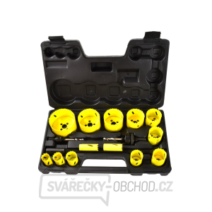 Vykružovací vrtáky do kovu a dřeva GEKO, sada 17ks  Vykružovací vrtáky do kovu a dřeva GEKO, sada 17ks  gallery main image