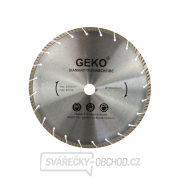 Kotouč diamantový řezný turbo-segmentový GEKO, 350x10x32mm  gallery main image