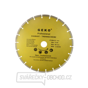 Kotouč diamantový řezný segmentový, 300x8x32mm GEKO Kotouč diamantový řezný segmentový, 300x8x32mm GEKO gallery main image