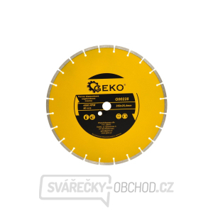 Kotouč diamantový řezný segmentový GEKO, 350x8x25,4mm Kotouč diamantový řezný segmentový GEKO, 350x8x25,4mm gallery main image