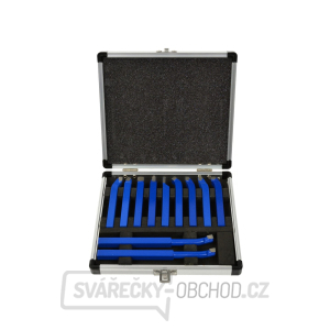 Soustružnické nože GEKO, sada 11ks, 8x8mm, uloženo v kufru  Soustružnické nože GEKO, sada 11ks, 8x8mm, uloženo v kufru  gallery main image