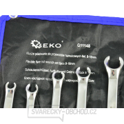 Klíče na brzdové hadice s polootevřeným mechanismem, 6dílné, 8-18 mm (20) Náhled