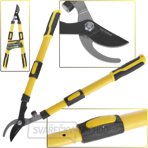 Nůžky na větve teleskopické pákové GEKO, 655-900 mm  Nůžky na větve teleskopické pákové GEKO, 655-900 mm  gallery main image