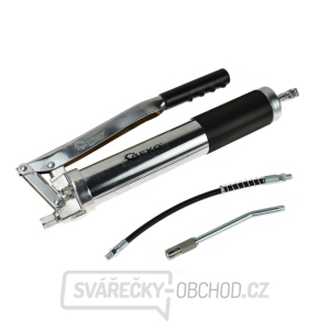 Pistole na mazání ruční PROFI + příslušenství, 600 ml GEKO Pistole na mazání ruční PROFI + příslušenství, 600 ml GEKO gallery main image