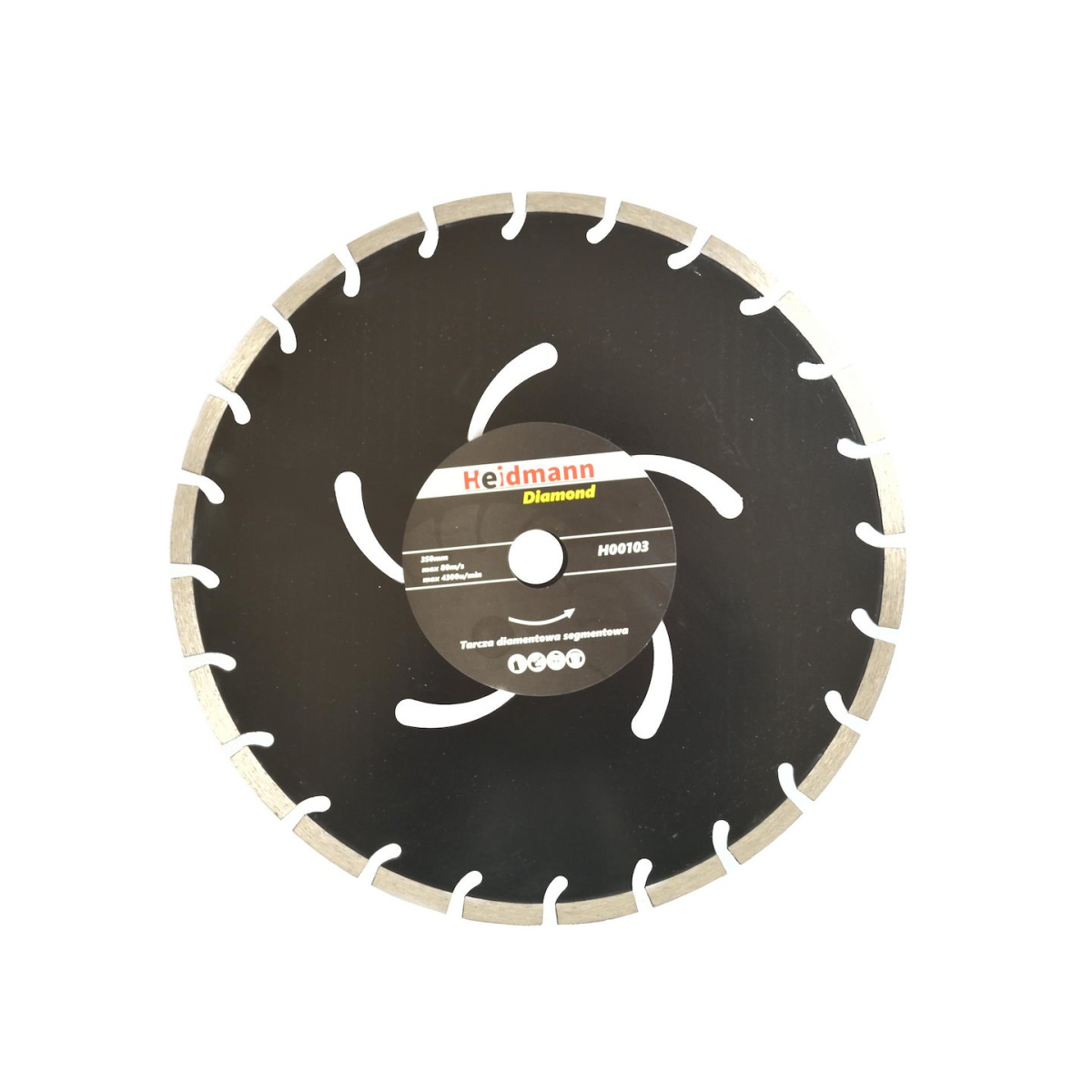 Levně Kotouč diamantový řezný segmentový GEKO, 350x25,4x10mm H00103