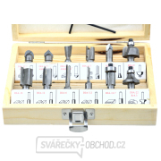 Frézy tvarové do dřeva 12ks GEKO, 8mm  Frézy tvarové do dřeva 12ks GEKO, 8mm  náhled