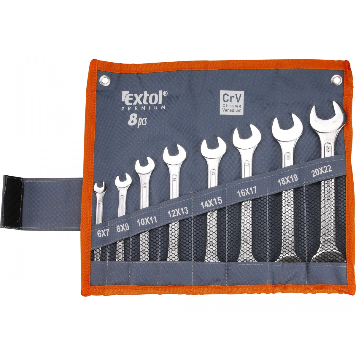 EXTOL PREMIUM Klíče ploché, sada 8ks 6119