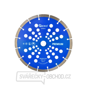 Kotouč diamantový řezný segmentový GEKO, 230x10x22mm  gallery main image