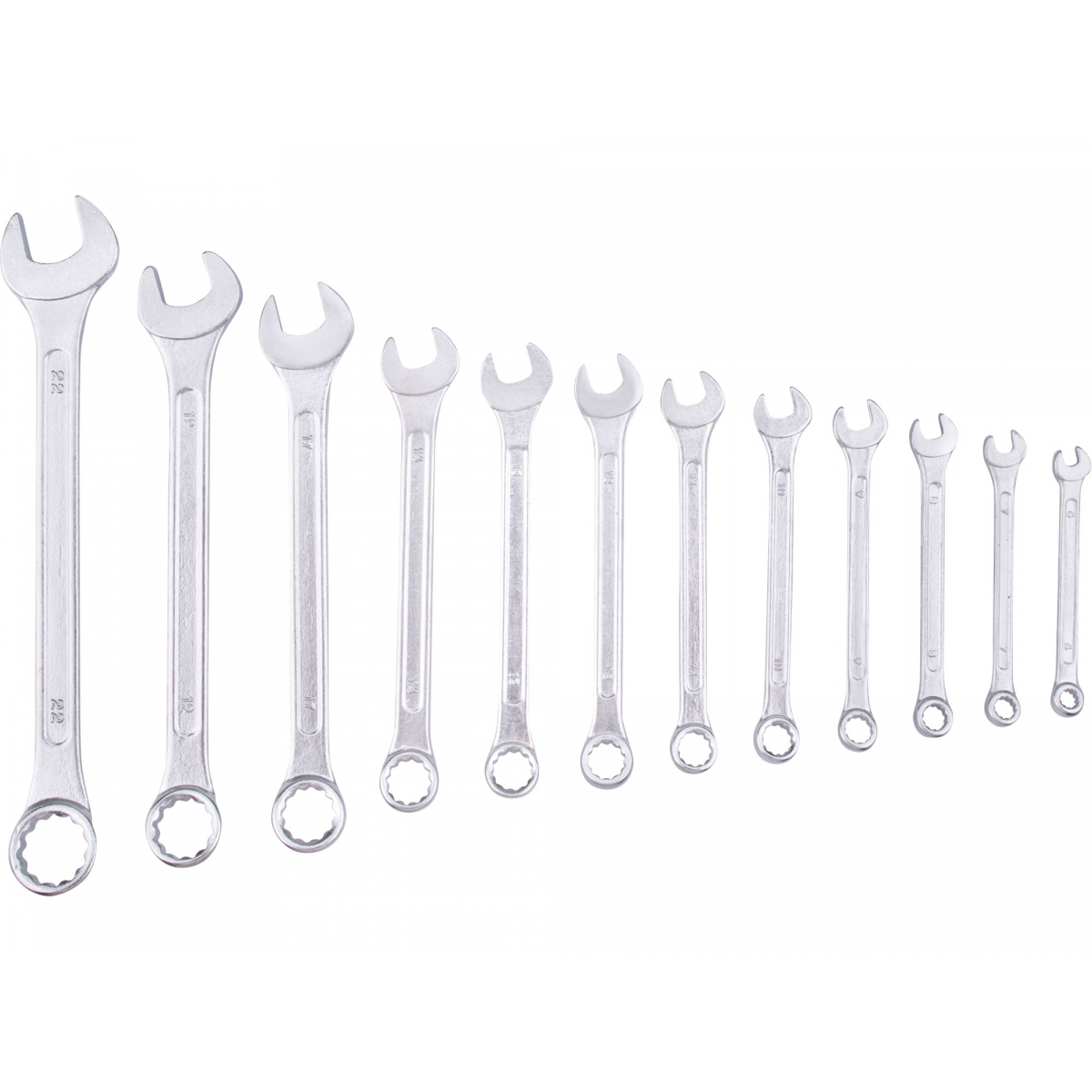 EXTOL CRAFT Klíče očkoploché, sada 12ks, 6-22mm 6333B