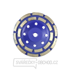 Kotouč diamantový hrnkový brusný dvouřadý, 125x5mmxM14 GEKO Kotouč diamantový hrnkový brusný dvouřadý, 125x5mmxM14 GEKO gallery main image