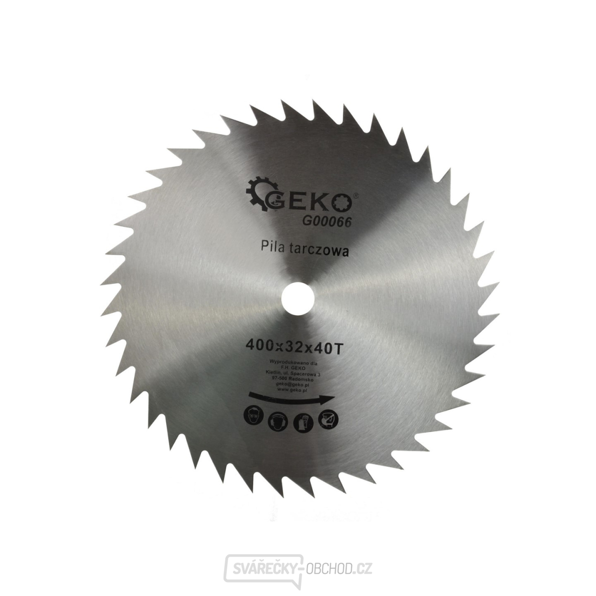 Kotouč pilový GEKO, 400x32x40T