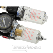 Regulátor tlaku s filtrem a manometrem 9bar Geko G01176 náhled