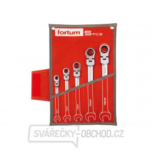 Klíče ráčnové očkoploché s kloubem,sada 5ks Klíče ráčnové očkoploché s kloubem,sada 5ks gallery main image