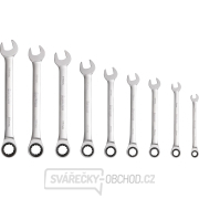 Klíče ráčnové očkoploché, sada 9ks Náhled