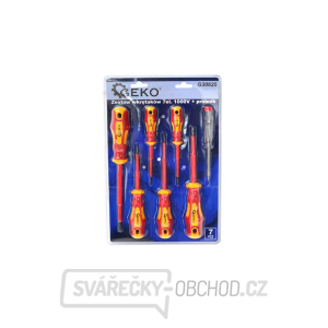 Sada šroubováků se zkoušečkou GEKO 7ks 1000V  Sada šroubováků se zkoušečkou GEKO 7ks 1000V  gallery main image