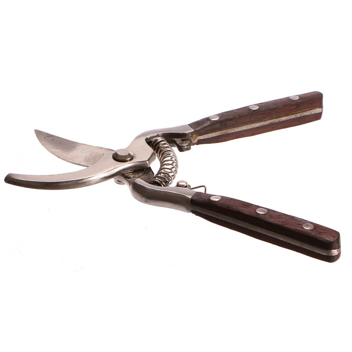 Nůžky zahradnické PROFI GEKO, dřevěná rukojeť, 200mm