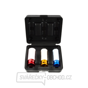 Rázové hlavice sada 3ks GEKO, 1/2 Rázové hlavice sada 3ks GEKO, 1/2