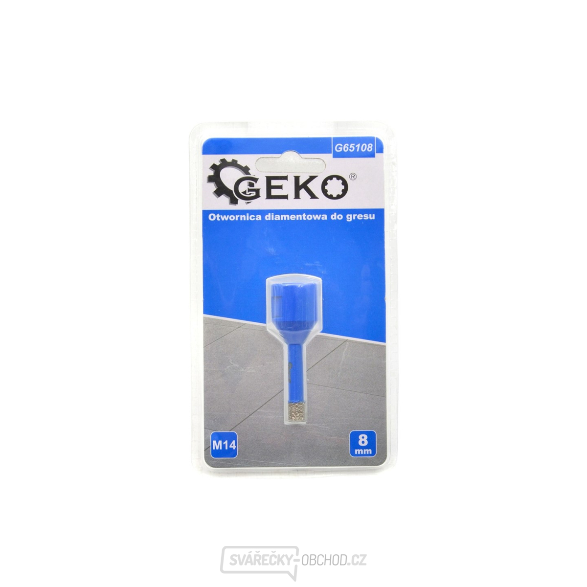 Korunkový vrták diamantový 8 mm GEKO