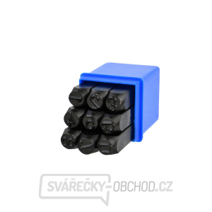 Razidla číselná 10 mm, 9 ks GEKO Razidla číselná 10 mm, 9 ks GEKO gallery main image