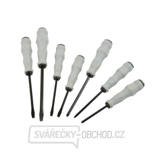 Sada šroubováků úderových GEKO, 7ks, 4x ploché a 3 křížové, CrV  Sada šroubováků úderových GEKO, 7ks, 4x ploché a 3 křížové, CrV  gallery main image