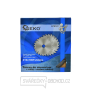 Hliníkový kotouč s karbidem 210 mm x 100 oz x 32 mm + redukční sada (25/50) Náhled