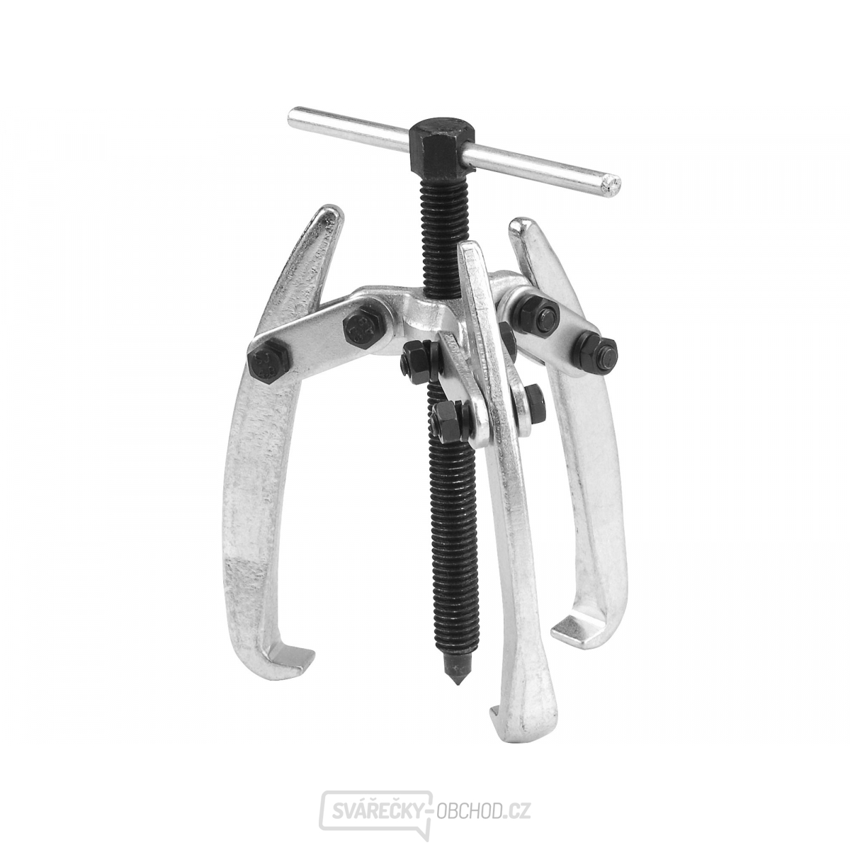 Stahovák tříramenný, kovaný - mini, rozpětí 60mm, hloubka 40mm