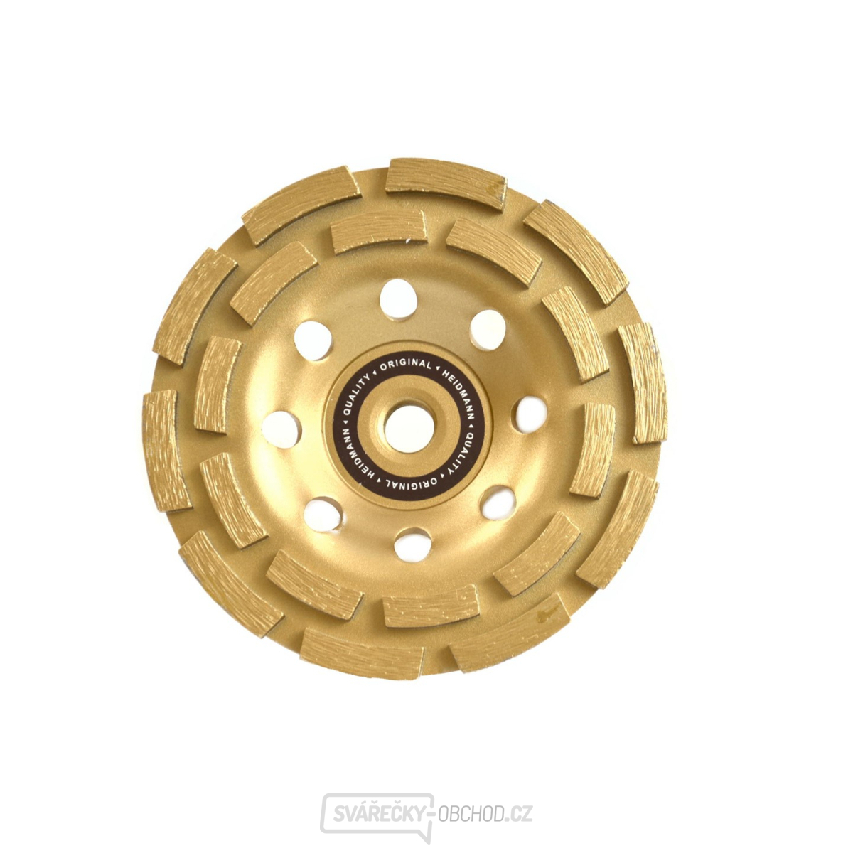 Kotouč diamantový hrnkový brusný dvouřadý GEKO, 125x5mmxM14