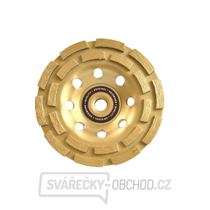 Kotouč diamantový hrnkový brusný dvouřadý GEKO, 125x5mmxM14  Kotouč diamantový hrnkový brusný dvouřadý GEKO, 125x5mmxM14  gallery main image